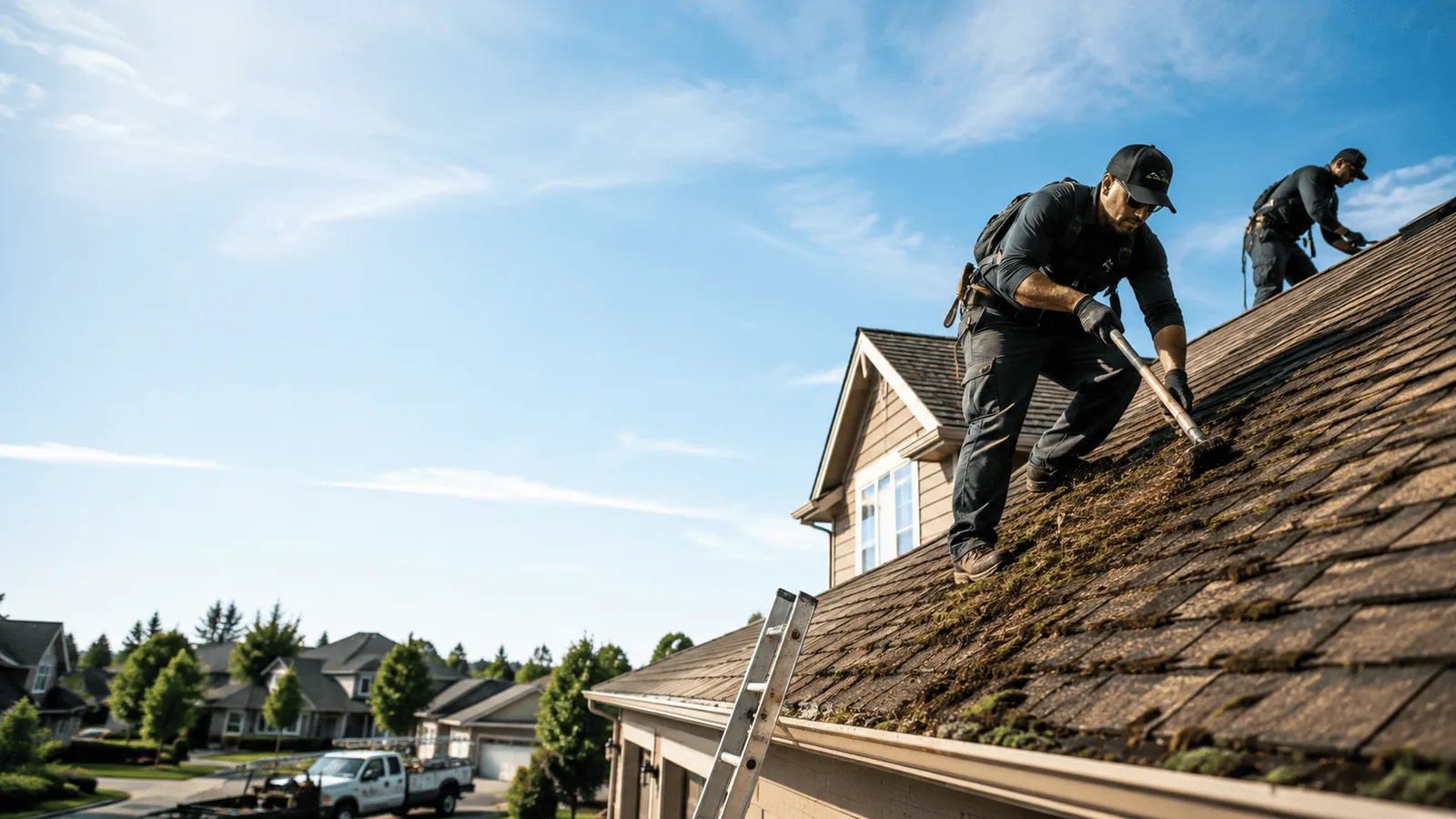 Roof Moss Removal in Devens, MA near me